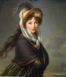 Portrait of Princess Irina Ivanovna Vorontsova, née Izmaylova 1768-1848, ca 1797
