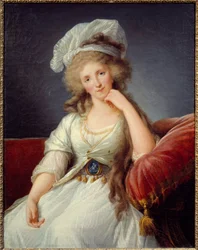 Portrait of the Duchess of Orleans, Louise de Bourbon Penthievre