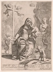 Madonna of Sorrows with Symbols of the Passion