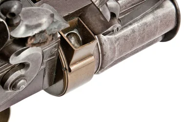 28-bore Collier patent five-shot hand-rotated flintlock revolving rifle of military type, c.1819-20