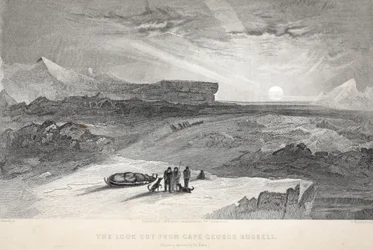 Look Out from Cape George Russell, illustration from 