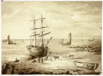 Loading Boat in Port