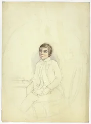Study for Portrait of Boy with Book