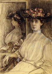 Portrait Sketch of Miss Palmer