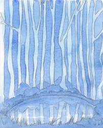 A deep pool in a forest clearing is like the mystery of the Godhead. It is unfathomable, but we can still 