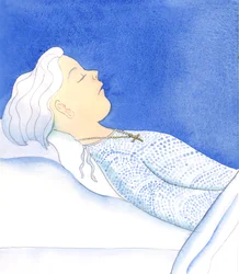 A faithful, humble person who has tried to please Her Saviour can die in peace, saying to herself: "I have tried to live as a good friend of Christ