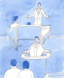 A surgeon who gives a serious diagnosis sometimes has little hope of a cure