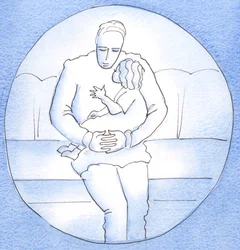 A true contemplative remains close to God, as a child with her father rests her head on his chest, raising her head only to speak