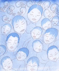 All of those little children who have died and who were free from personal sin are now happy