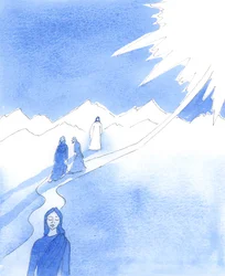 As my heart aches now, Christ told me, so His heart ached