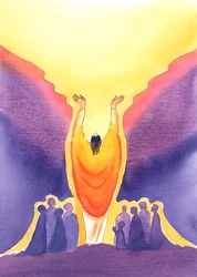 Because Jesus Christ is God as well as man, and Present amongst us at Mass