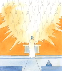 Christ asked me to forget about my little faults and be joyful at the company of the Saints
