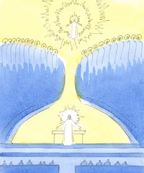 Christ is Present in the tabernacle, ready to greet those who have chosen to be near Him