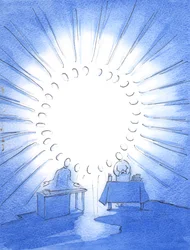 Christ unites his friends on earth in the 