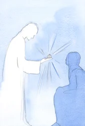 He held out a little trophy which was shaped like a crystal. It represented the purity of intention which I had pursued