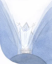 Here, during Mass, Christ is Really Present with us, on Earth, praying to the Father, with us gathered around Him.