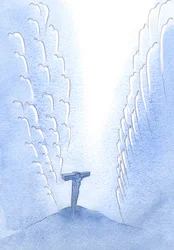 How the Angels, thousands of them, shuddered in horror as the very Son of God died on Calvary, in His surrender and infinite praise of the Father.
