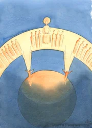 In private prayer we can arise in spirit to be united with the Communion of Saints in Heaven in praise of the Father, through Christ