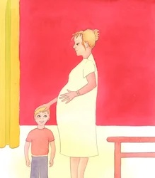 It is a wonderful thing when a woman welcomes the gift of a child