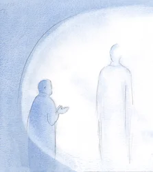 One day, when I renewed my resolution, he came to my soul in silent and solemn reassurance