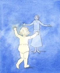 Our determination to move towards Christ, even in difficulties, is like the determination of a child who struggles towards her mother, even when she can only just walk. Persistence is part of the journey