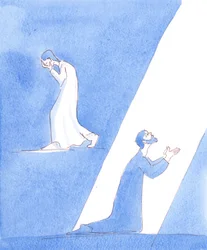 People who repent of their sins show their contrition in different ways