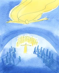 The Father is reaching out all the time, through Jesus, to 