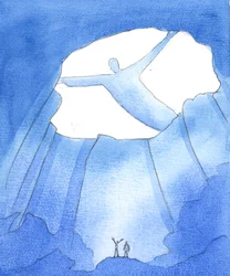 The Father sees everything that happens to us as if in a deep cavern