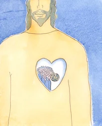 The Heart of Jesus Christ our Saviour is so vast that it contains the whole universe, our world, and everyone on it
