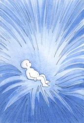 Through baptism Divine Life is poured into a child