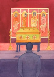We have a living relationship with the Saints who have died, so we should talk with them