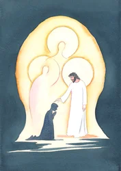 We love and adore the Three Divine Persons within our souls, when we live in a state of grace