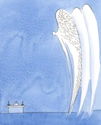 We really do pray with the Holy Angels, They are present in the church, adoring God as we pray 