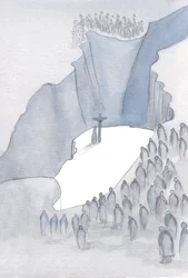 What a chasm lies before us at Mass, as we are made a part of the One Sacrifice for sin, united with that past age when Christ on the Cross to save us