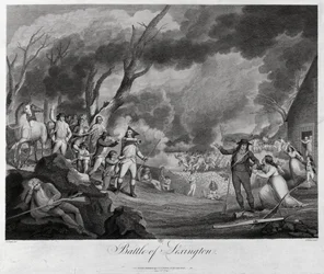 The Battle of Lexington, 19 April 1775
