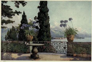 Pallanza from Isola Bella, Lago Maggiore, Illustration from 
