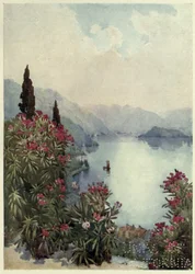 Villa Serbelloni, Lago di Como, Illustration from 