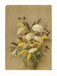 Hemlock, Ox Eye Grasses and Golden Rod