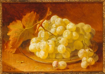 Grapes on a Silver Plate, 1893