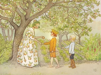 Lasse Liten in the Garden 1923
