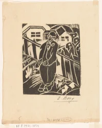 Man in Vegetable Garden
