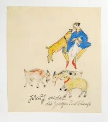 Yussuf Puts Goats and Sheep Out to Graze