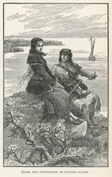 Mabel and Pathfinder on Station Island