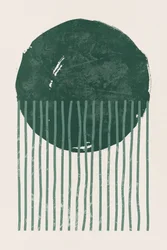 Abstract Green Lines
