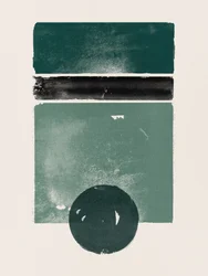 Geometric Green Serenity