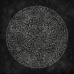 Intricate Circular Maze