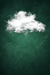 Lone Cloud Deep Green