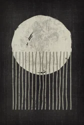 Monochrome Abstract Moon