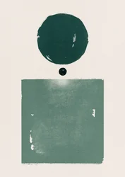 Serene Green Geometry