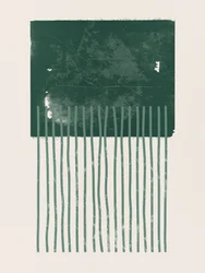 Textured Green Abstraction